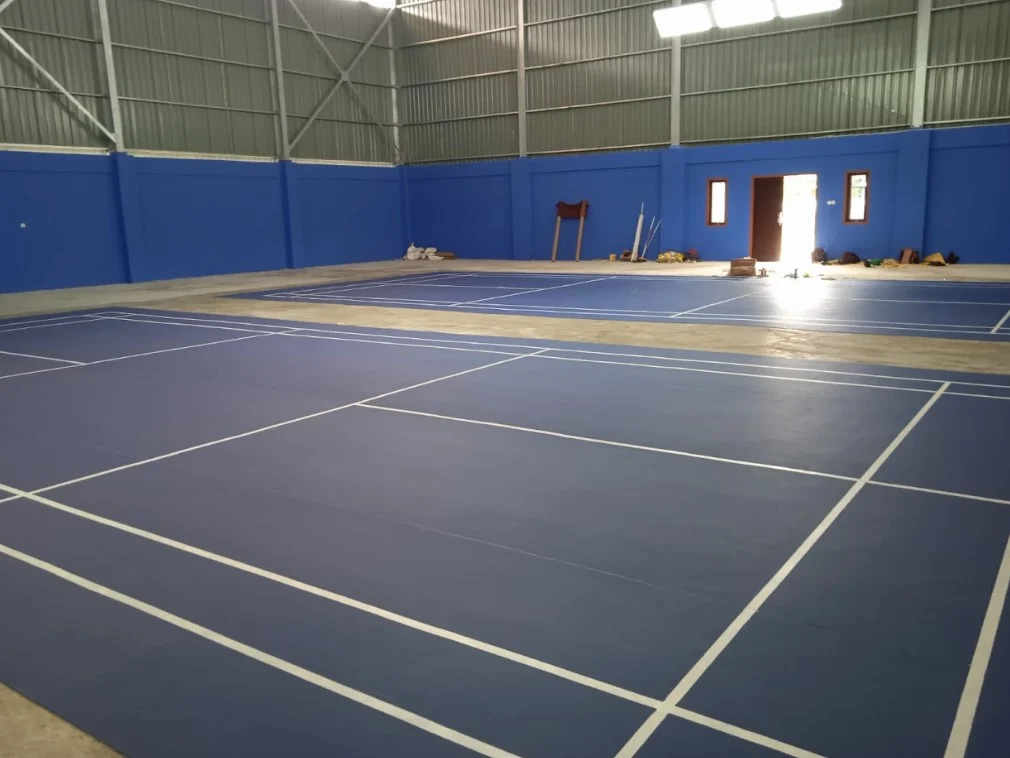 alas lantai lapangan bulutangkis