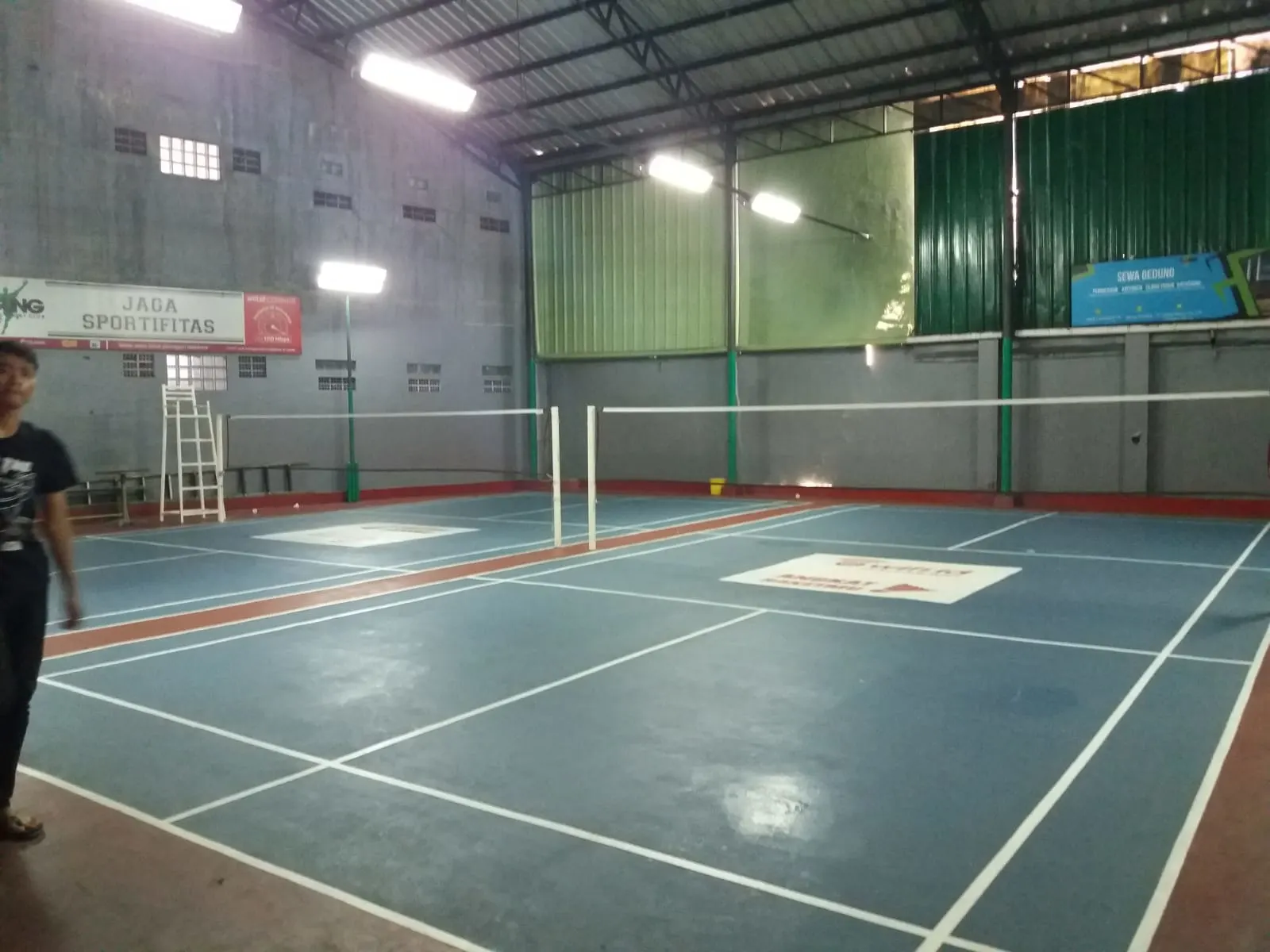 alas lapangan baulutangkis