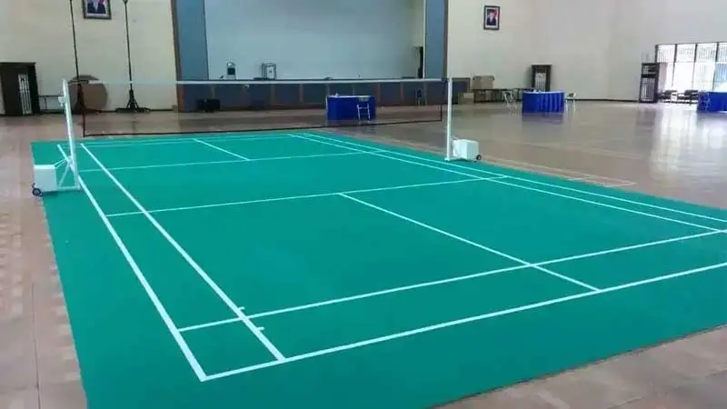 vinyl lapangan badminton