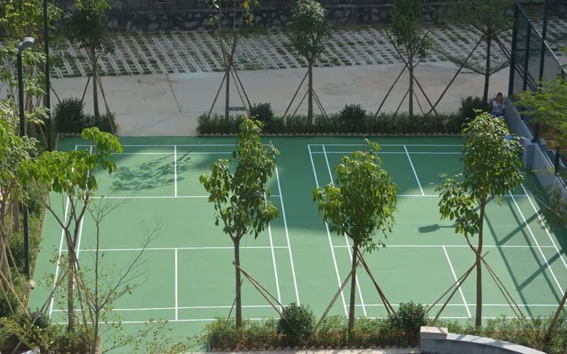 vinyl lapangan bulutangkis